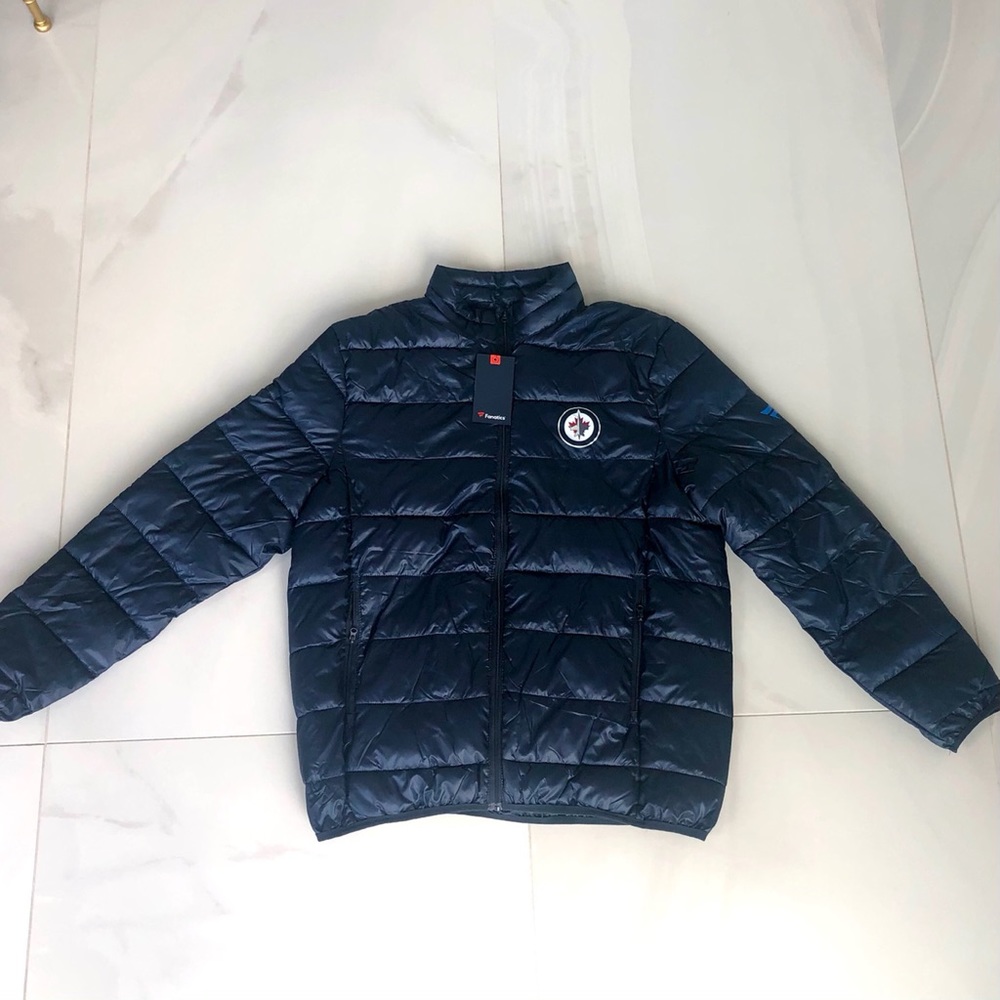 NWT NHL Winnipeg Jets Lightweight Puffer Jacket